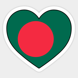 Heart - Bangladesh _051 Sticker